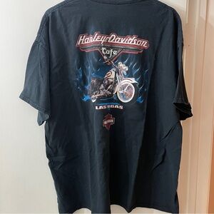 Harley-Davidson Black and Red Las Vegas Tee